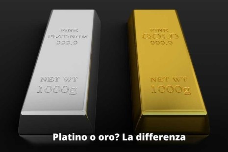 Platino oppure oro? La differenza